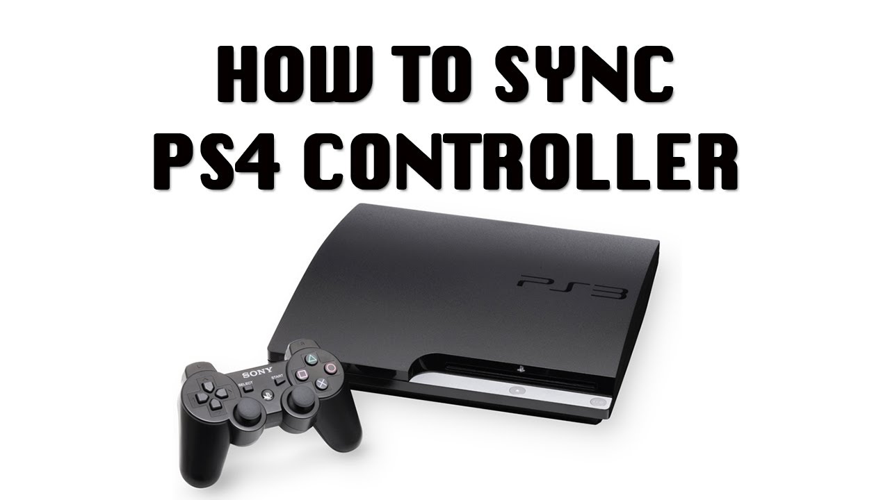 how to sync ps4 controller to ps4